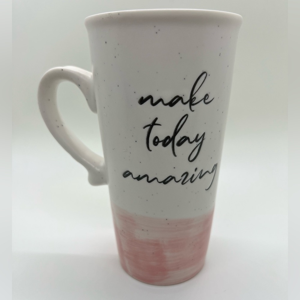 Make Today Amazing tall ceramic mug
